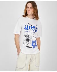 BOSS - Creative Department Relaxed Fit Short Sleeve Crewneck Logo Graphic T-shirt - Lyst