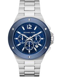 Michael Kors - Watches Lennox Quartz Watch With Stainless Steel Strap - Lyst