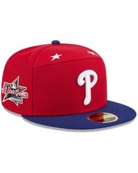 KTZ - Red/royal Philadelphia Phillies 2025 Mlb All-star Game Side Patch 59fifty Fitted Hat - Lyst