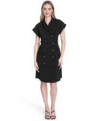 Calvin Klein - Button-front A-line Dress - Lyst