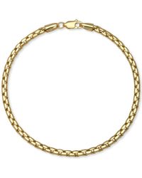 Macy's - Rounded Box Link Chain Bracelet - Lyst