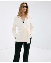 Mango - Without Lapels Suit Blazer - Lyst