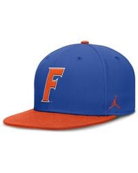 Nike - Royal/orange Florida Gators Two-tone Primetime Performance Fitted Hat - Lyst