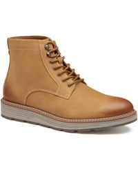 Johnston Murphy Waterproof Rutledge Moc Toe Boot in Brown for Men Lyst