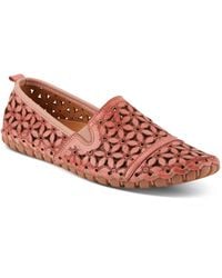 Spring Step - Flowerflow Laser-cut Leather Loafer - Lyst