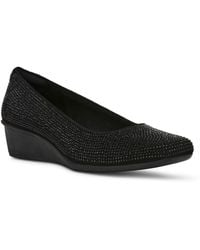 Anne Klein - Wisher Embellished Wedge Pumps - Lyst
