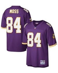 Mitchell & Ness - Randy Moss Minnesota Vikings Big And Tall 1998 Retired Player Replica Jersey - Lyst