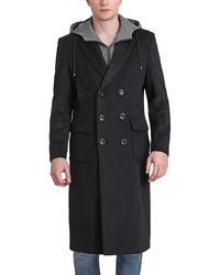 Landing Leathers - Men Holmes Wool Blend Long Walking Coat - Lyst