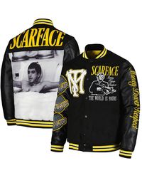 Reason - And Scarface Full-snap Varsity Jacket - Lyst
