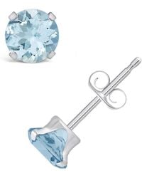 Macy's - Gemstone Stud Earrings - Lyst