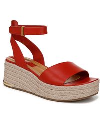 Franco Sarto - Tiffany Open Square Toe Espadrille Platform Sandals - Lyst