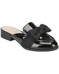 Bandolino - Leilani Bow Slip-on Tailored Mule Loafers - Lyst