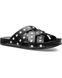 Michael Kors - Michael Irene Studded Sandals - Lyst