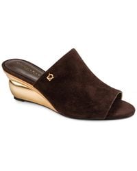 Donna Karan - Wedge Mules - Lyst