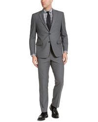 Izod Classic-fit Suits - Gray