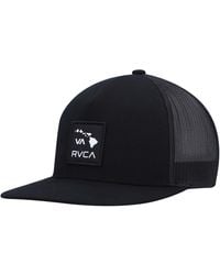 RVCA - Islands Patch Trucker Snapback Hat - Lyst