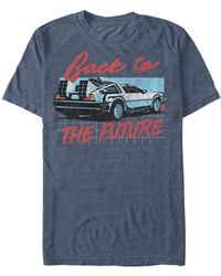 Fifth Sun - Back To The Future Franchise Delorean Grid Short Sleeve T-shirt - Lyst