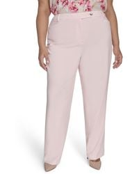 Calvin Klein - Plus Size Modern Fit Mid-rise Straight Pants - Lyst