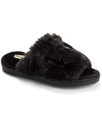 Dearfoams - Bianca Pile Slide Slipper - Lyst