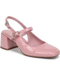 Sam & Libby - Grace Block Heel Slingback Mary Jane Pumps - Lyst