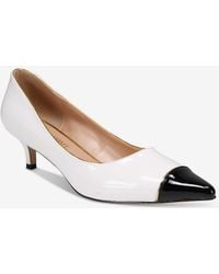 THINGS II COME - Jacey Luxurious Pointed-toe Kitten Heel Pumps - Lyst
