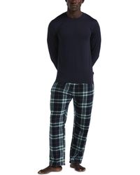 Perry Ellis - Buffalo Plaid Cotton Pajama Set - Lyst