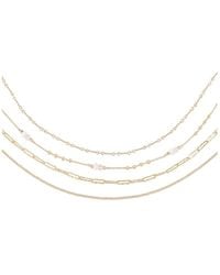 Retro Chic - Aeolian Echo Necklace Set - Lyst