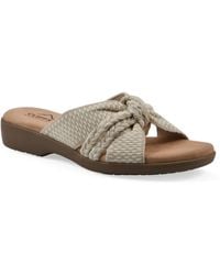 White Mountain - Blinding Slide Slip-on Sandals - Lyst