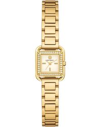 Tory Burch - The Kira Square Small Quartz Three-hand Stainless Steel - Lyst