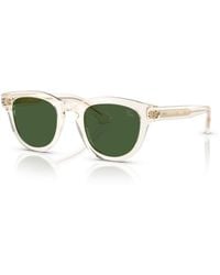 Burberry - Round Sunglasses - Lyst
