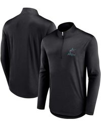 Fanatics - Miami Marlins Quarterback Quarter-zip Top - Lyst