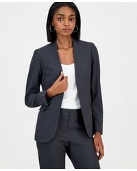BarIII - Collarless Open-front Bi-stretch Blazer - Lyst