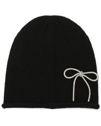 Kate Spade - Embellished Bow Knit Beanie - Lyst