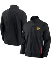 Fanatics - Chicago Hawks Authentic Pro Rink Coaches Full-zip Jacket - Lyst