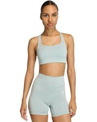 adidas - Workout Square Neck Support Bra - Lyst