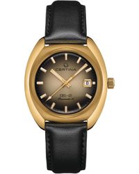 Certina - Swiss Automatic Ds-2 Black Synthetic Strap Watch 40mm - Lyst