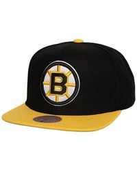 Mitchell & Ness - Boston Bruins Core Team Ground 2.0 Snapback Hat - Lyst