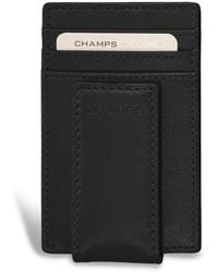CHAMPS - Onyx Collection Leather Mag Card Case - Lyst