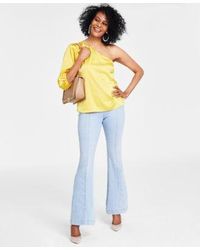 INC International Concepts - One Shoulder Blouse Flared Pull On Jeans Rami Pumps Created For Macys - Lyst