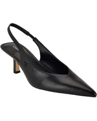 Calvin Klein - Chellie Kitten Heel Slingback Dress Pumps - Lyst