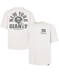 '47 - 47 Brand Off White New York Giants Photon Dust Foundation T-shirt - Lyst