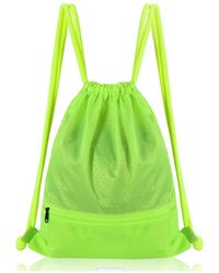 SUGIFT - Drawstring Backpack String Bag Foldable Sports Sack - Lyst