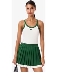 Lacoste Usa - Logo Slim Fit Tank Top - Lyst
