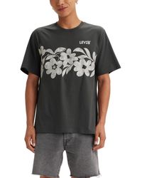 Levi's - Relaxed-fit Floral Logo T-shirt - Lyst