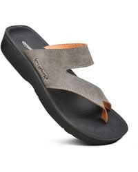 AEROTHOTIC - Odal Split Toe Arch Support Sandals - Lyst