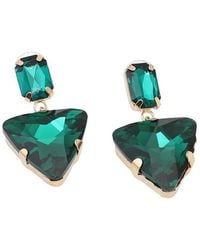 SOH - Triangle Stone Drop Earrings - Lyst