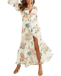 guess denim maxi dress