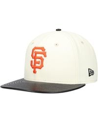 KTZ - San Francisco Giants Game Night Leather Visor 59fifty Fitted Hat - Lyst