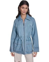 Levi's - Cinch Waist Cotton Barn Jacket - Lyst