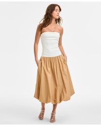 Steve Madden - Oliver Mixed-media Bubble-hem Dress - Lyst